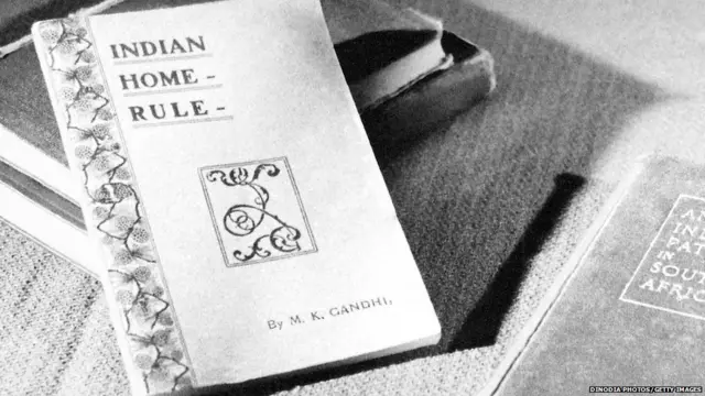 ਗਾਂਧੀ ਨੇ ਆਪਣੀ ਕਿਤਾਬ 'ਹਿੰਦ ਸਵਰਾਜ'