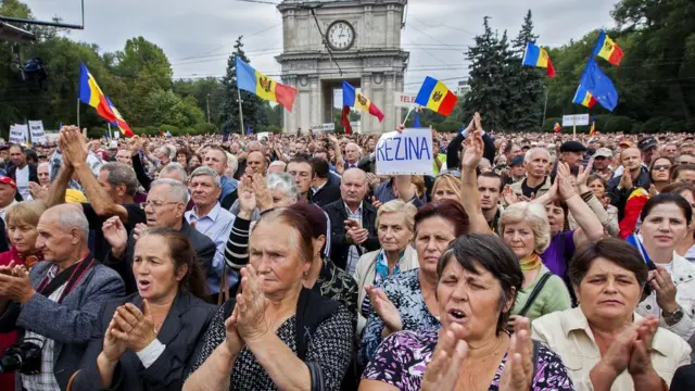 Протест в Кишиневе