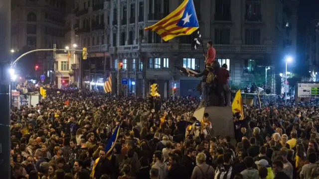 Protestas en barcelona.