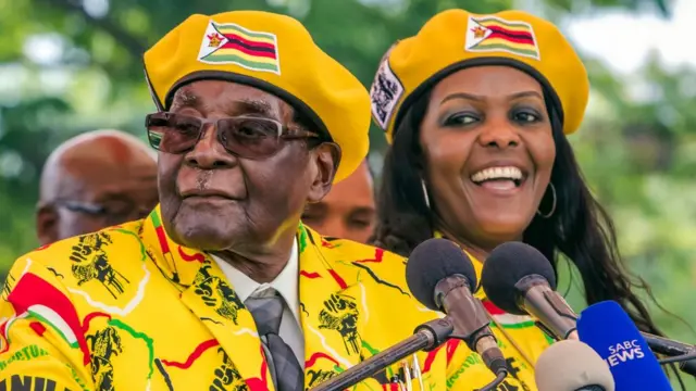 Robert and Grace Mugabe