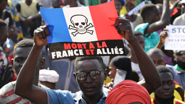 Une manifestation contre la France à Bamako, au Mali - 22 septembre 2020