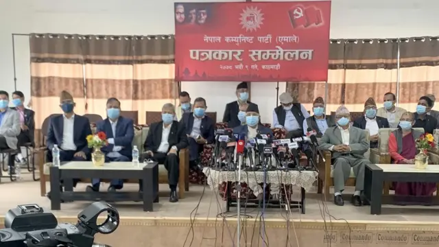 केपी ओलीको पत्रकार सम्मेलन