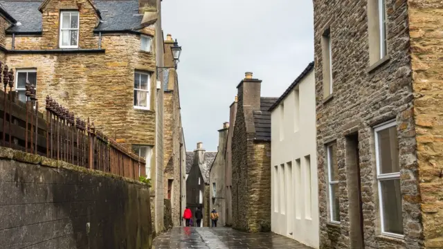 Улица в городе Стромнесс