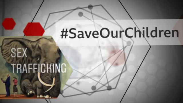 Rabbit hole with QAnon memes and hashtags