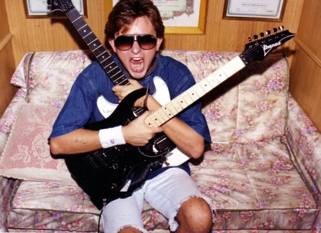 Javier González Recuenco quando adolescente