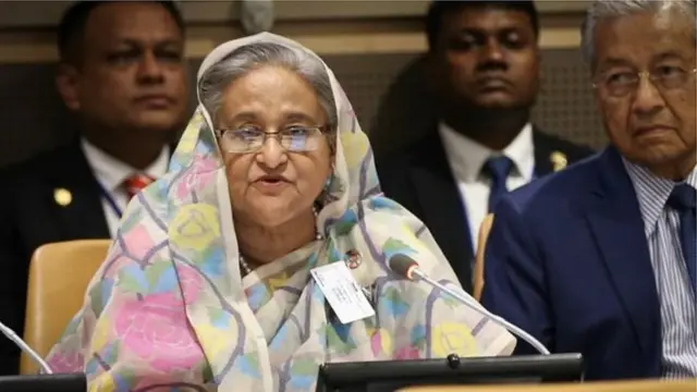 জাতিসংঘের ৭৪তম সাধারণ পরিষদে বাংলাদেশের প্রধানমন্ত্রী শেখ হাসিনা