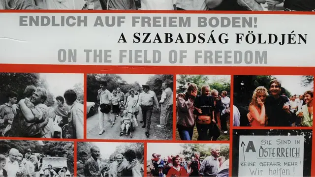 фрагмент мемориала на границе