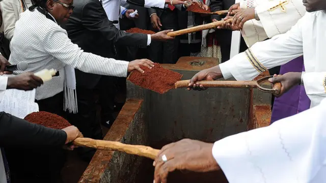 Burial for Kenya