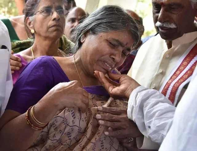 श्रीनिवास कुचीवोतला की मां
