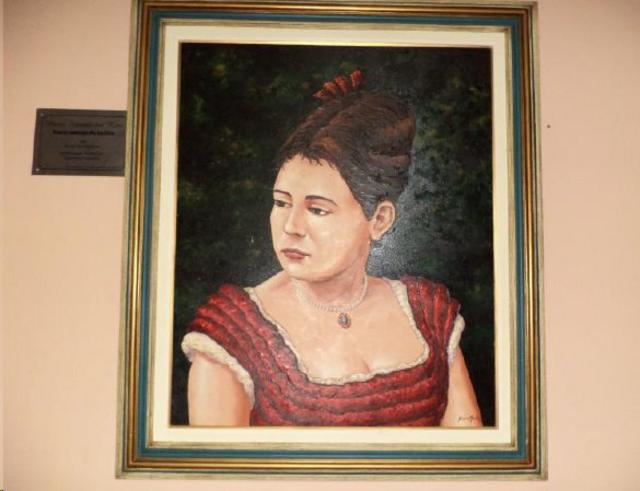 Pintura que ficou na Câmarapoker casinoVereadorespoker casinoGuimarães até 2012 e que retrata erroneamente Firmina