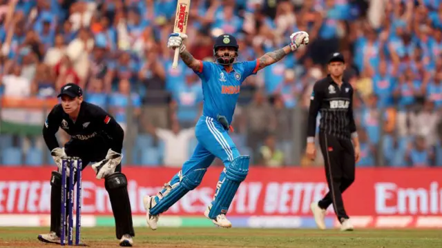 ওয়ান ডে কেরিয়ারের ৫০তম শতরান করার পর ভিরাট কোহলি