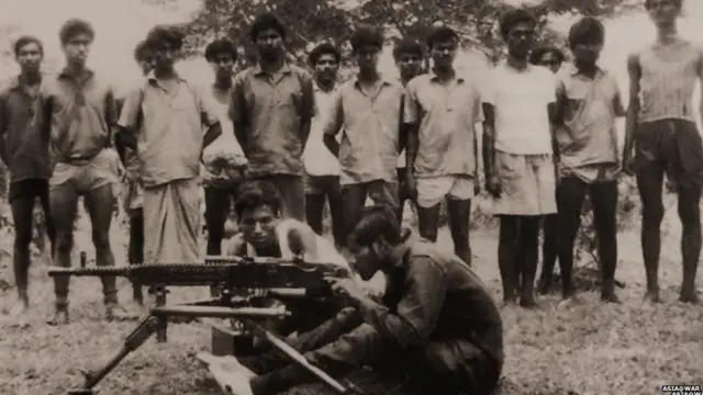 ਸਿਖਲਾਈ ਹਾਸਲ ਕਰ ਰਹੇ ਮੁਕਤੀ ਬਾਹਿਨੀ ਦੇ ਲੜਾਕੇ