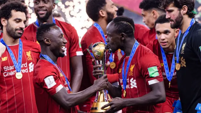 Sadio Mané, vainqueur de la Coupe du Monde des Clubs avec Liverpool.