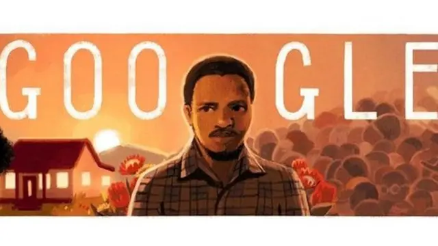Ilustración de Steve Biko en Google
