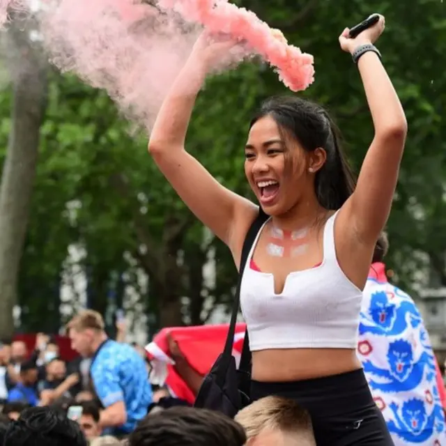 Фанатка Англії