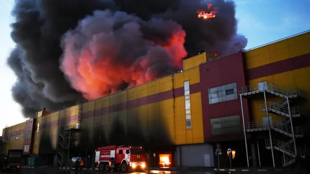 Пожар в комплексе "Синдика"