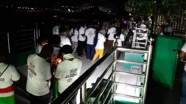 "Prophet TB Joshua burial": Temitope Balogun Joshua wife Evelyn Joshua lead 'funeral candlelight procession' by [Synagogue Church, Emmanuel TV]