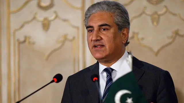 પાકિસ્તાનના વિદેશપ્રધાન કુરેશીની તસવીર