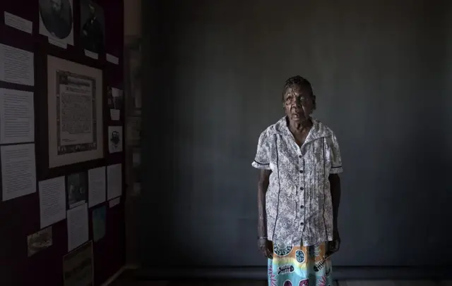 An image from photographer David Prichard's series Tribute to Indigenous Stock Women