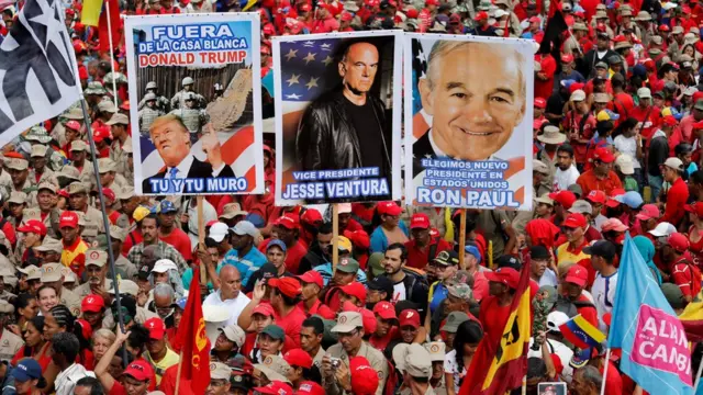 Демонстрация в поддержку Мадуро 02.02.19