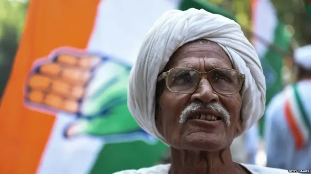 કૉંગ્રેસ સમર્થકની તસવીર