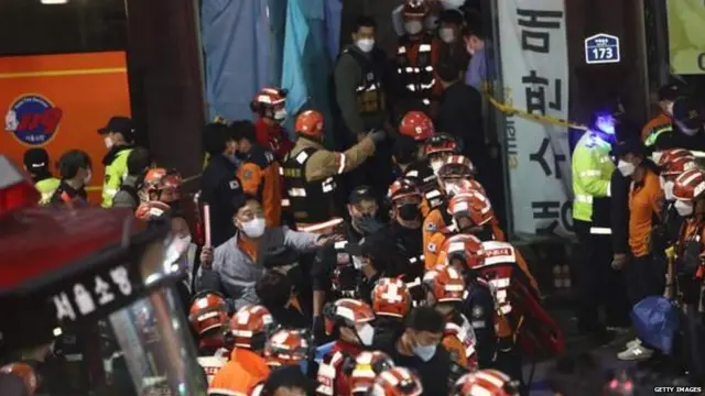 ਸਿਓਲ ਹੈਲੋਵੀਨ ਵਿੱਚ ਭਗਦੜ