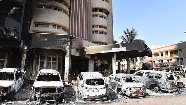Готель Splendid в столиці Буркіна-Фасо Уагадугу після теракту