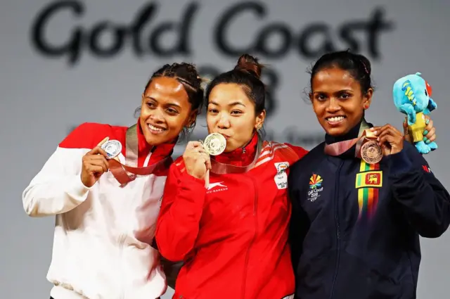 कॉमनवेल्थ गेम्स 2018, राष्ट्रमंडल खेल 2018, मीराबाई चानू, पी गुरुराजा