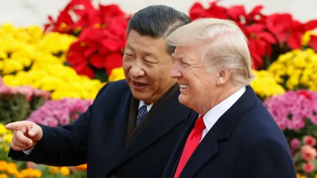 અમેરિકાના રાષ્ટ્રપતિ અને ચીનના રાષ્ટ્રપતિ