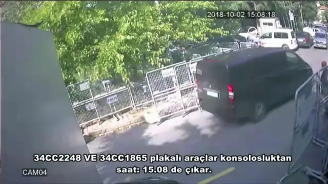 Imágenes de CCTV del caso Khashoggi