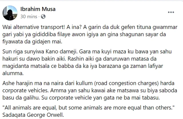 Ibrahim Musa Facebook