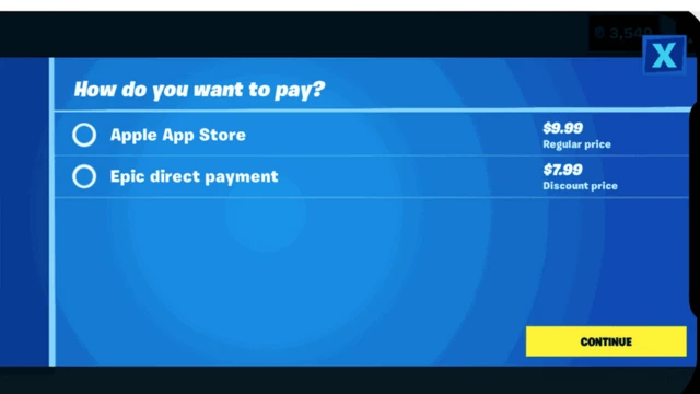 फोर्टनाइटको बिक्री प्रणाली जसका कारण एफ स्टोरबाट गेमलाई हटाइयो