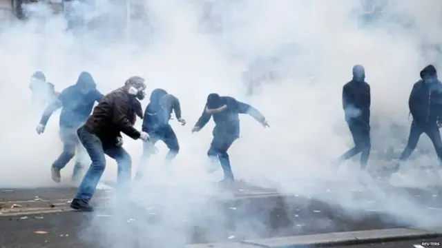 फ्रांस में प्रदर्शन