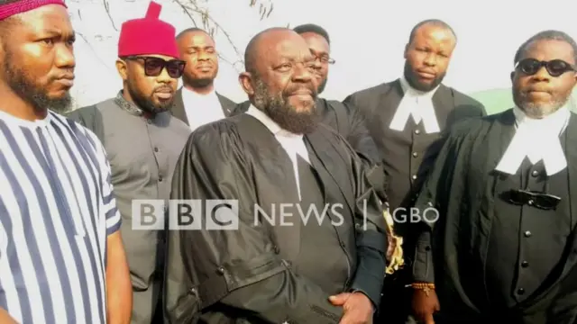 Ndị nọchitere Nnamdi Kanu n'ụlọikpe nke Umuahia