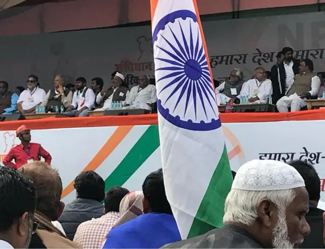 कन्हैया की रैली में जुटी महिलाएं