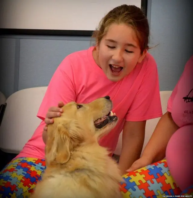 دوستی پسربچه اوتیستیک با یک سگ