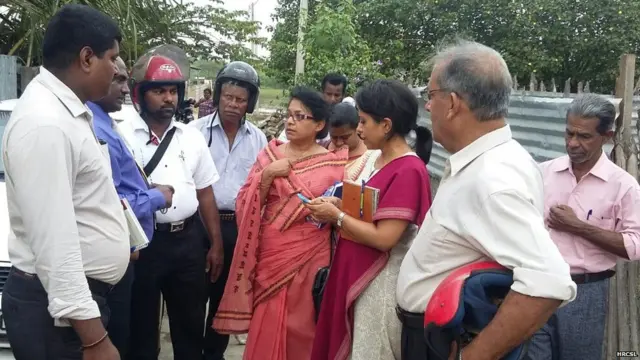 ශ්‍රී ලංකා මානව හිමිකම් කොමිසම 2015 දී උතුරු පළාතේ සංචාරයක