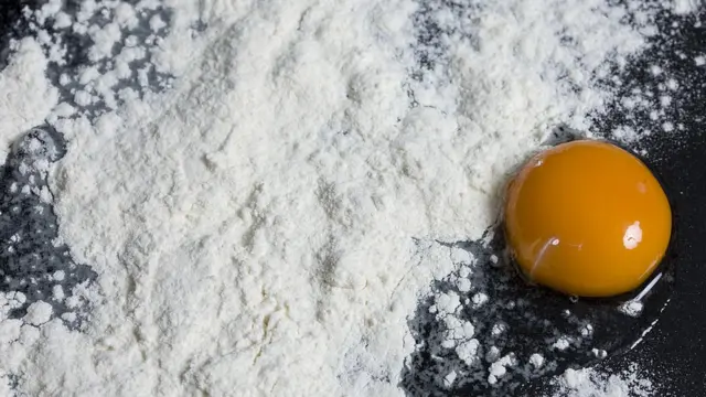 Huevo y harina
