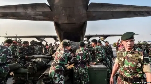 इंडोनेशिया भूकंप बचाव मोहीम