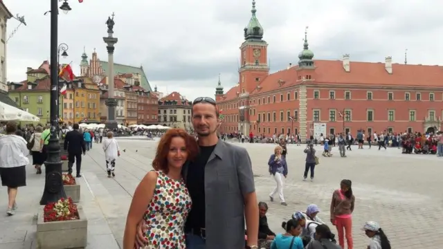 Сильвия Лещинска и ее муж Конрад