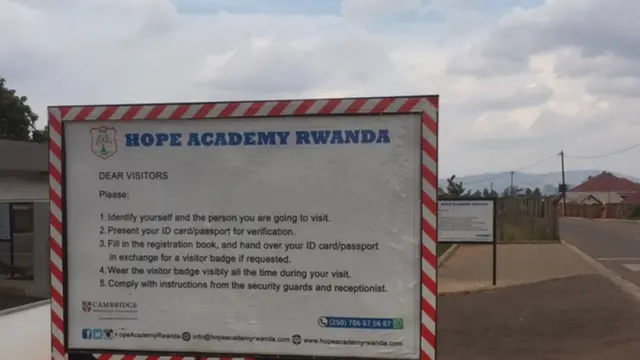 Bango la shule ya hope Academy