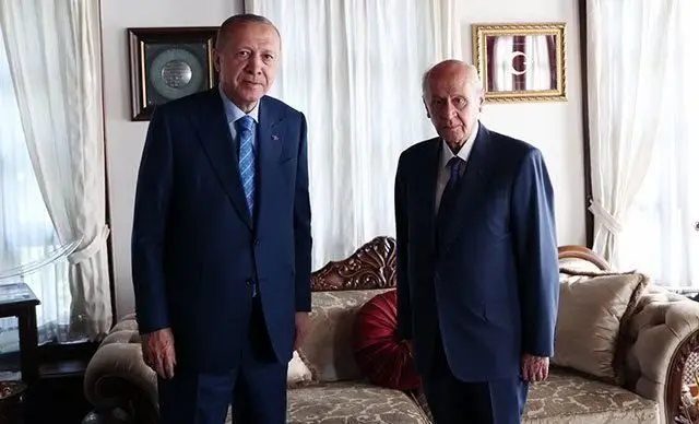 Cumhurbaşkanı Recep Tayyip Erdoğan ve MHP Genel Başkanı Devlet Bahçeli