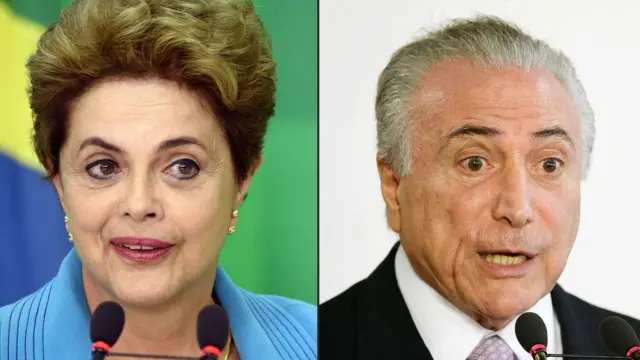 Dilma Rousseff e Michel Temer