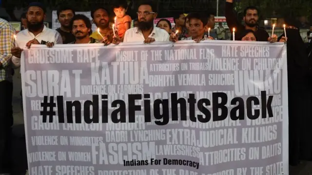 रेप के ख़िलाफ़ प्रदर्शन