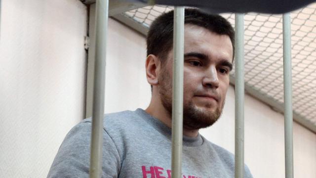 Алексей Гаскаров во время процесса в Замоскворецком районном суде Москвы