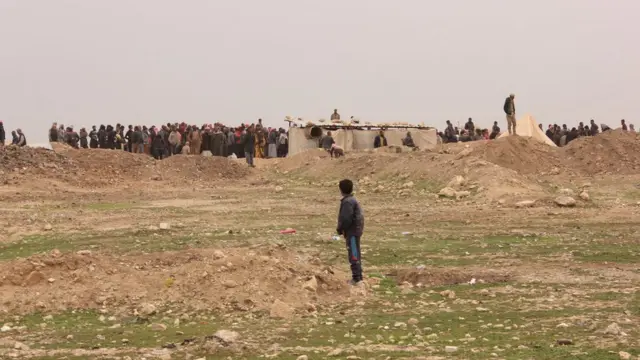 فرار سكان الموصل