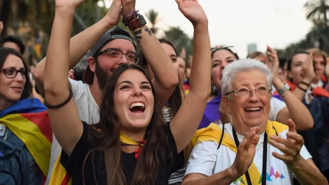 مؤيدون لاستقلال كتالونيا