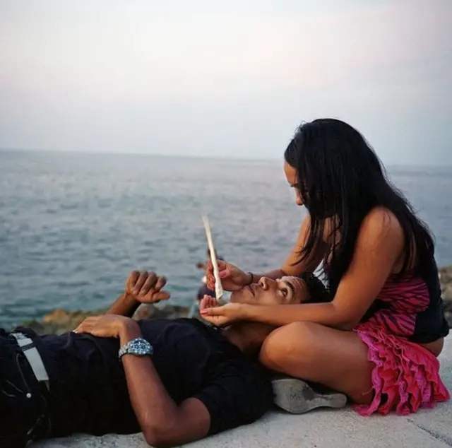 மாலெகன் கடற்கரையில்