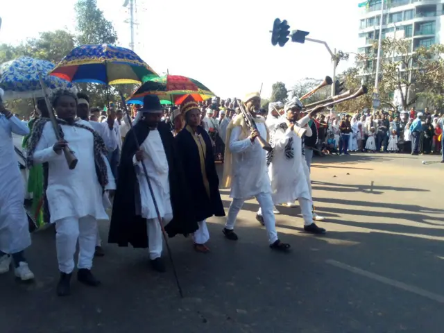 ኣብታ ርእሰከተማ ክልል ኣምሓራ ዝኾነት ባህርዳር'ውን እቲ በዓል ተዘኪሩ ውዒሉ