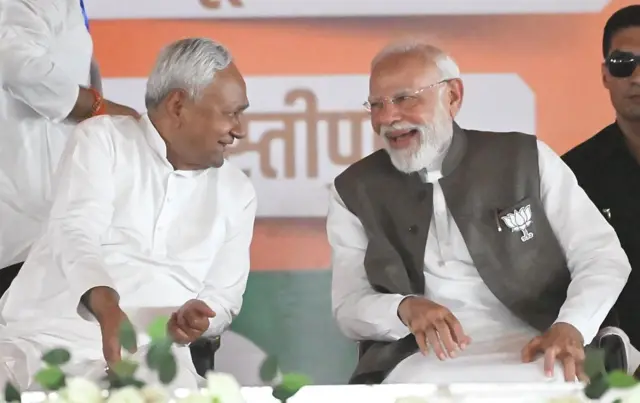ਨੀਤੀਸ਼ ਕੁਮਾਰ ਅਤੇ ਨਰਿੰਦਰ ਮੋਦੀ